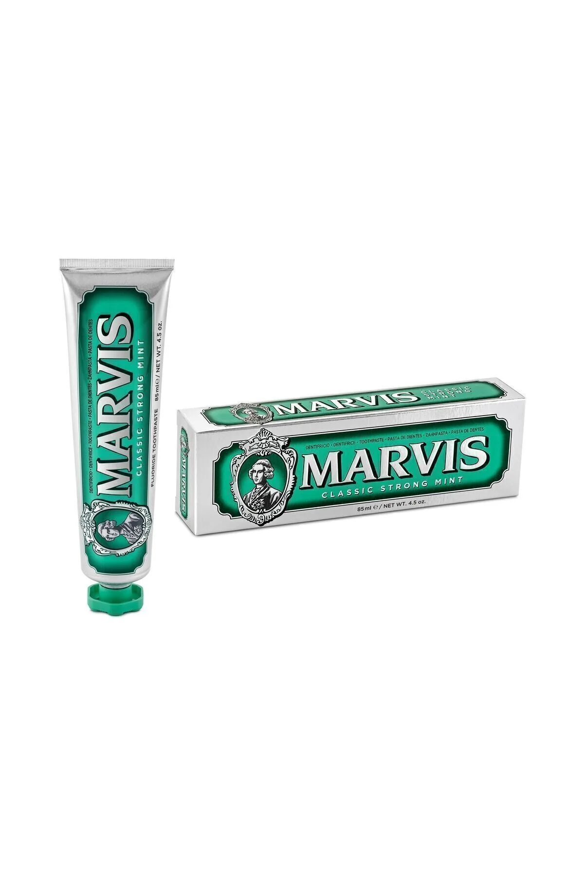 پک دو عددی خمیردندان نعناع قوی کلاسیک مارویس - حجم 85 میلیلیتر Marvis