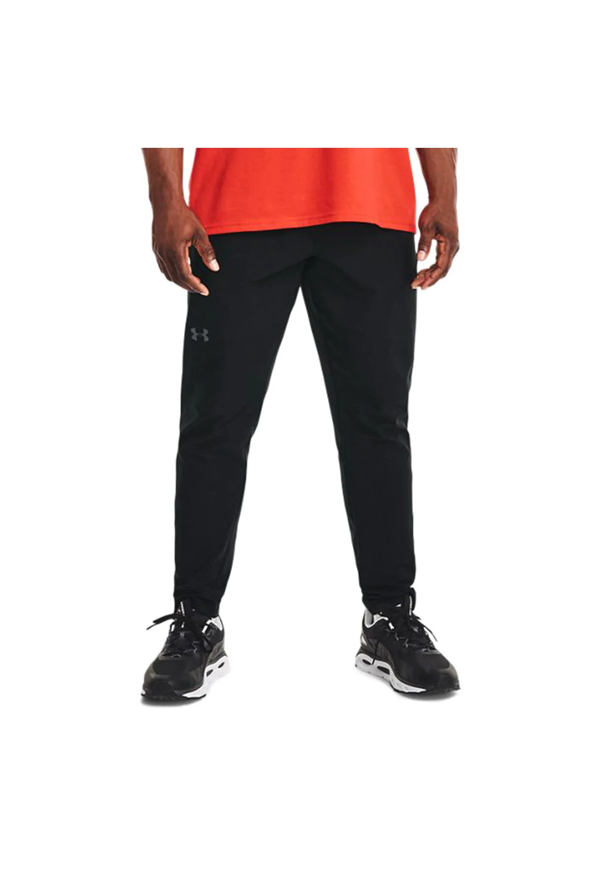 شلوار ورزشی مشکی مردانه لباس آموزش سیاه و سفید غیرقابل توقف شش 1352028 001 Under Armour