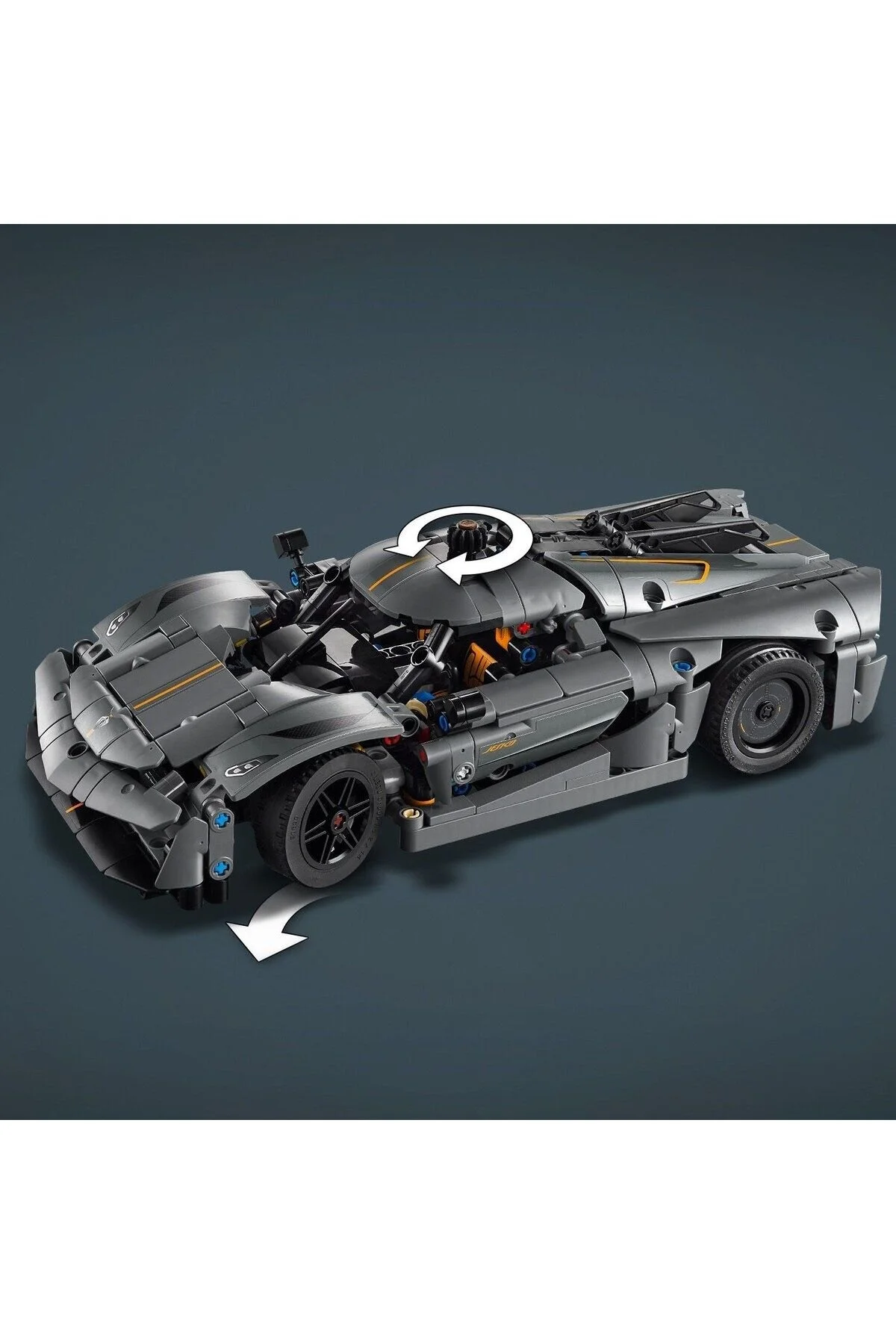 لگو و اسباب بازی های ساخت محور هایپرکار کونیگزگ جسکو ABSOLUT GREY 42173 از ترکیه LEGO Technic