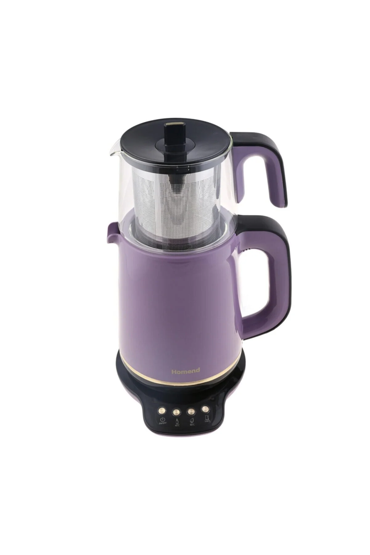 چای ساز بنفش Royaltea 1763H صحبت کردن دستگاه طلای  HOMEND