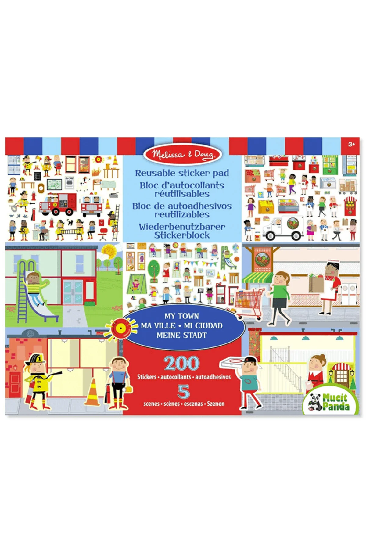 کتاب های فعالیت و آموزشی استخراج ملیسا داگ تاکوغو شهر من Melissa & Doug Melissa & Doug