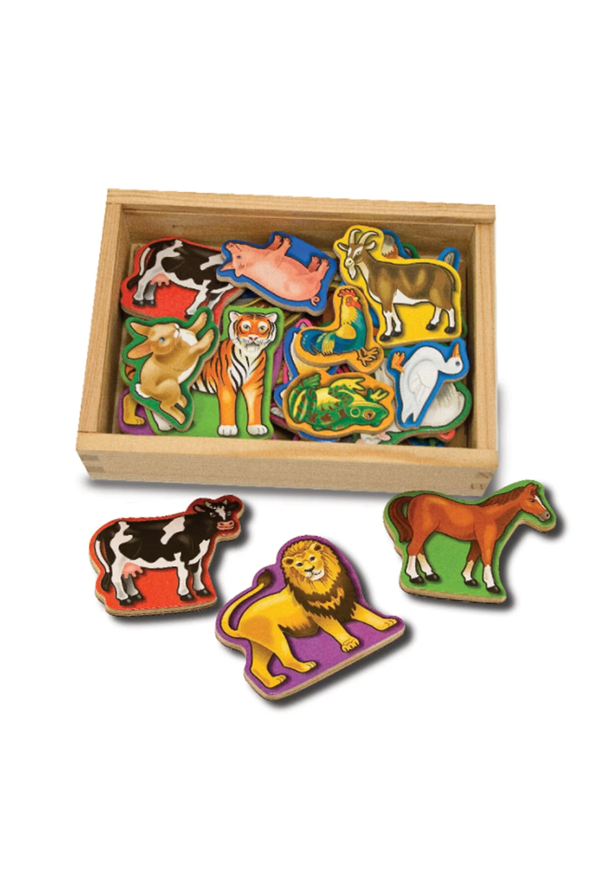 اسباب بازی های آموزشی آهنرباهای چوبی ملیسا و داگ Melissa &amp; Doug Melissa &amp; Doug
