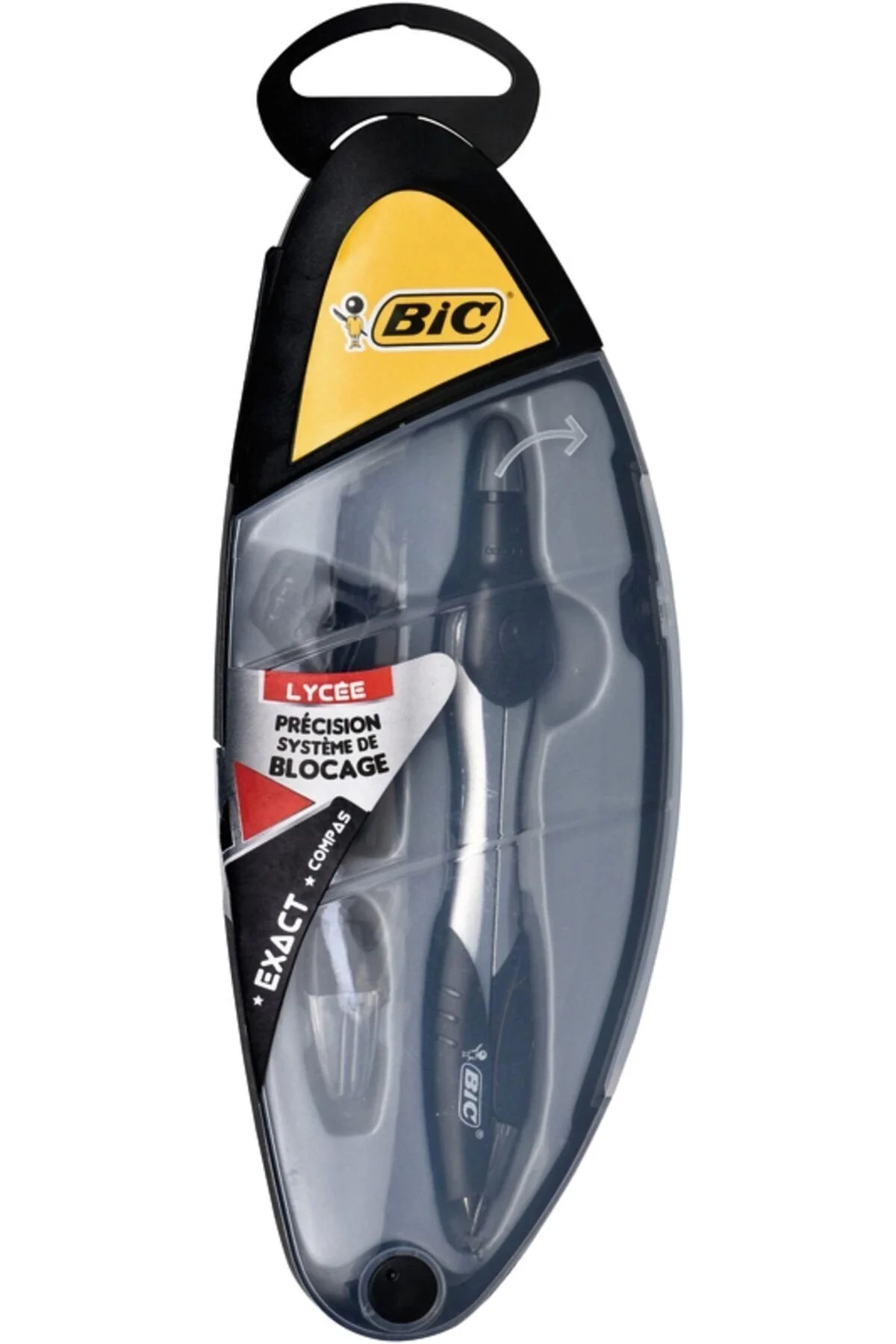 پرگار سفید دبیرستان 3 قطعه مجموعه اورجینال بیک Bic
