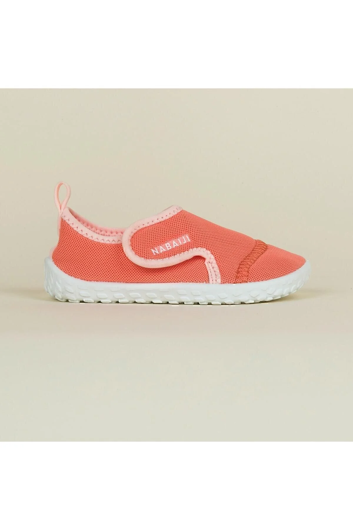 کفش پسرانه دخترانه یونیسکس ورزشی آب Nabaiji رنگ مرجانی Aquashoes دکتلون Decathlon