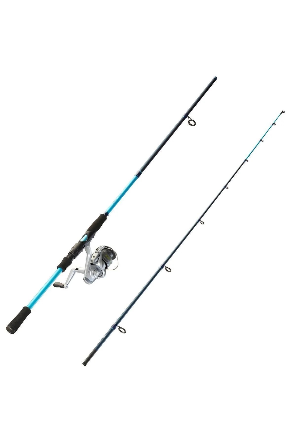 رشته آماده ماهیگیری آبی NAVY REED ماشین داخل SET UKO 100 دکتلون Decathlon