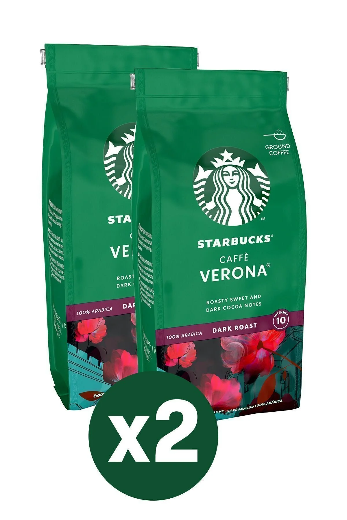 قهوه فیلتر و دانه کامل آسیاب شده کافه ورونا 2 در 200 گرم استارباکس Starbucks