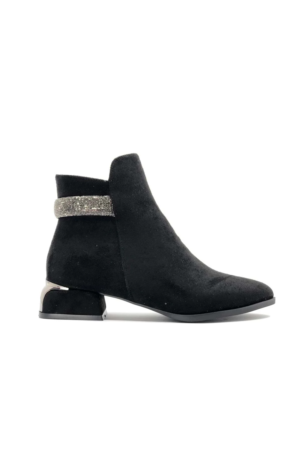 چکمه و بوت های زنانه زیره تخت کلاسیک FELES ANKLE STONE KCMN