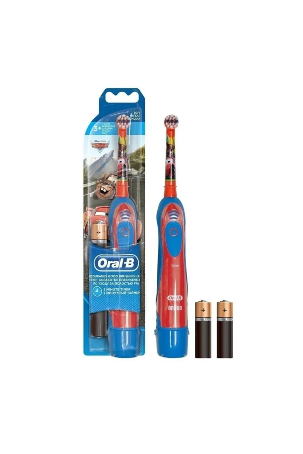 مسواک باتری دار کودکان STAGES CARS با اورجینال Oral-B