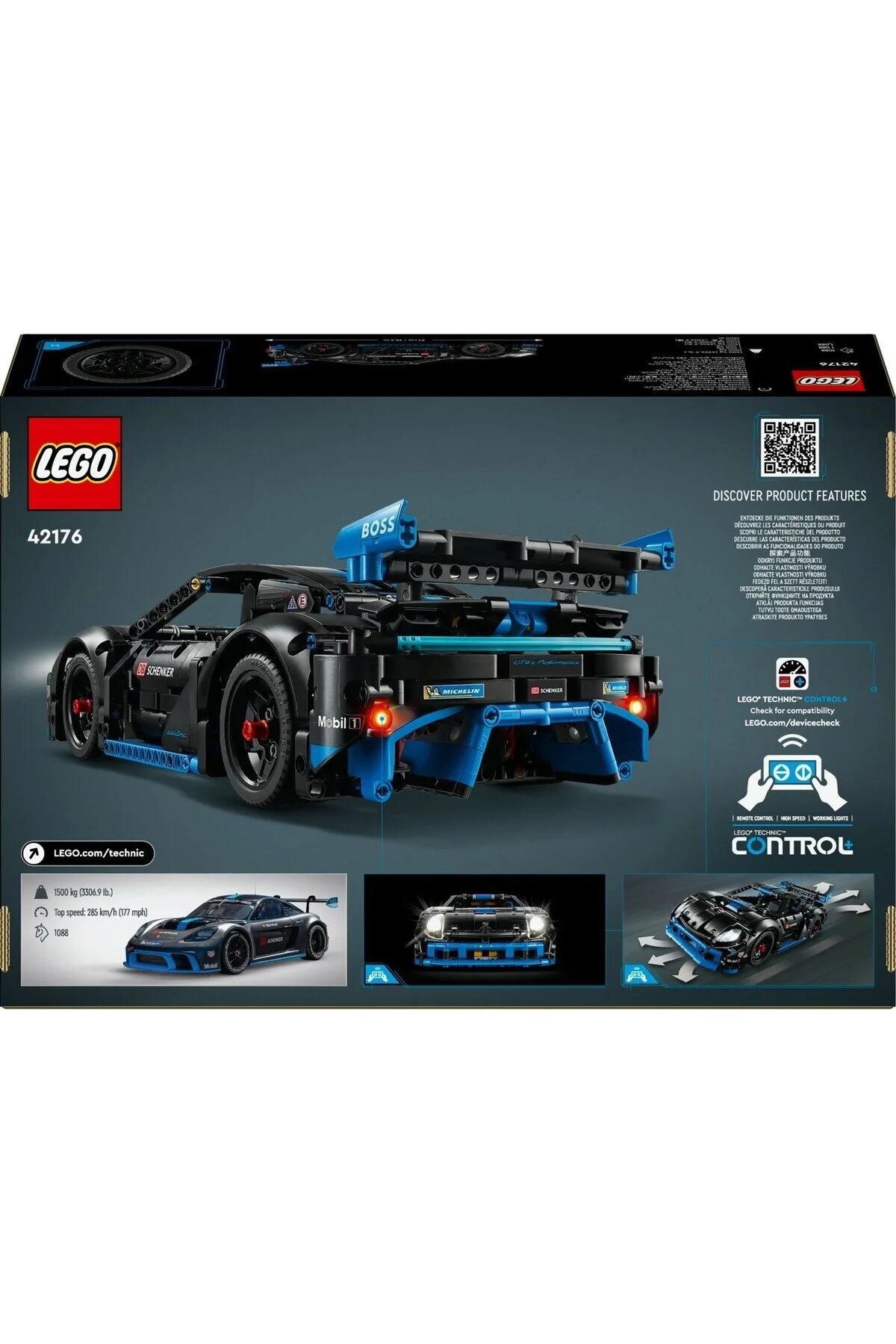 لگو و اسباب بازی های ساخت محور فنی PORSCHE GT4 E PERFORMANCE RACE CAR 42176 از ترکیه LEGO Technic