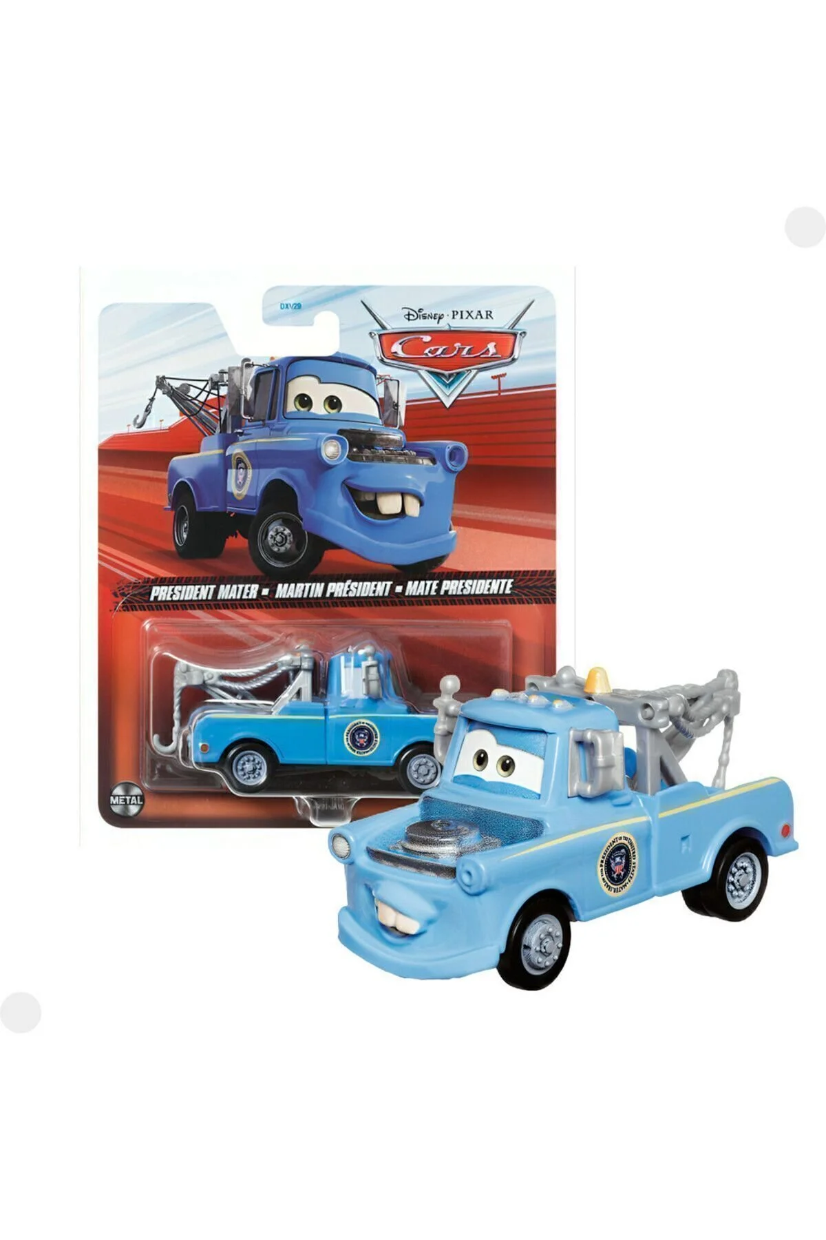 ماشین اسباب بازی DISNEY PIXAR CARS SINGLE CHARACTER VEHICLES PRESIDENT MATER CAR Cars
