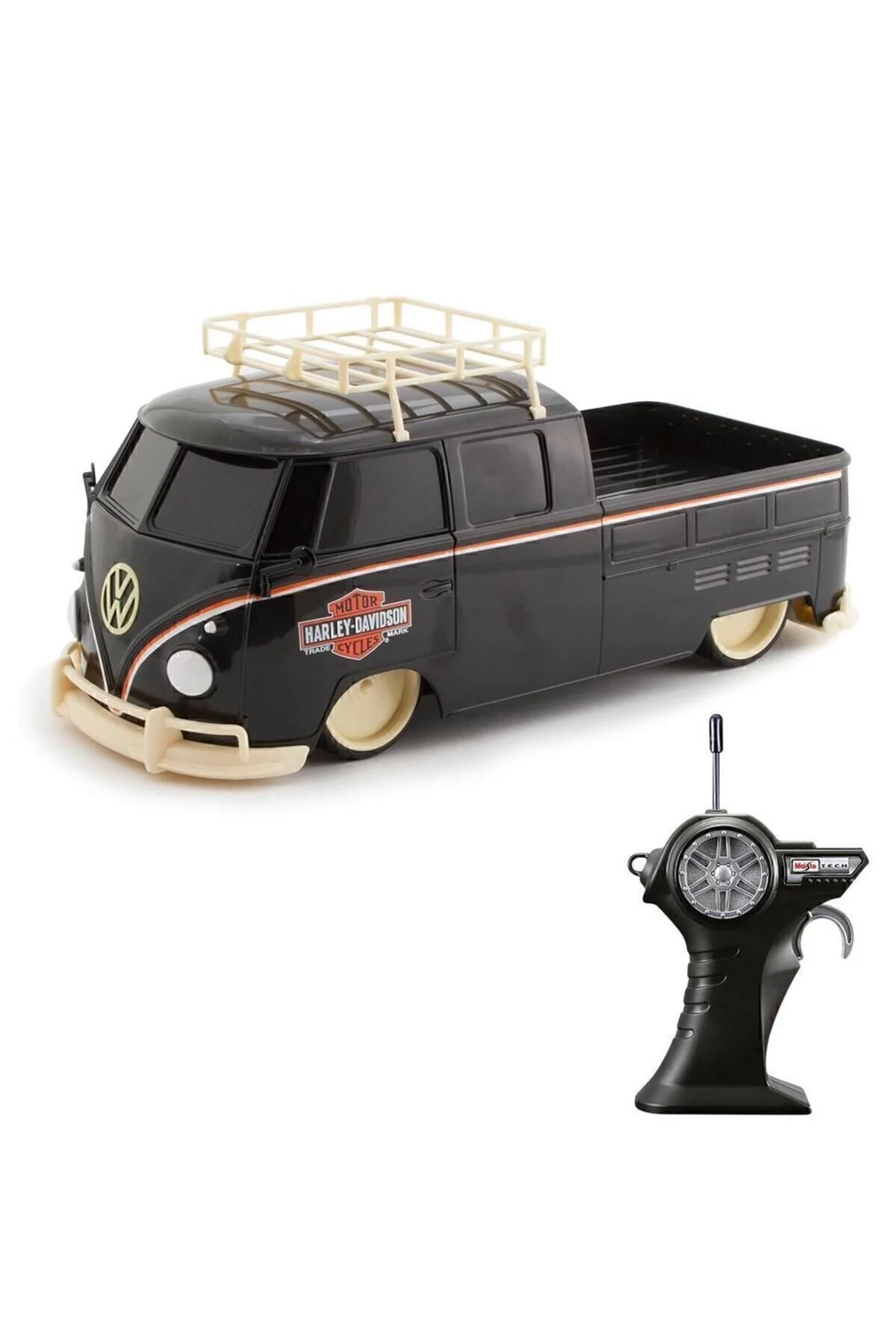 اسباب بازی های کنترل از راه دور TECH H D CUSTOM HARLEY DAVIDSON EDITION TYPE 2 VOLKSWAGEN CONTROLL Maisto