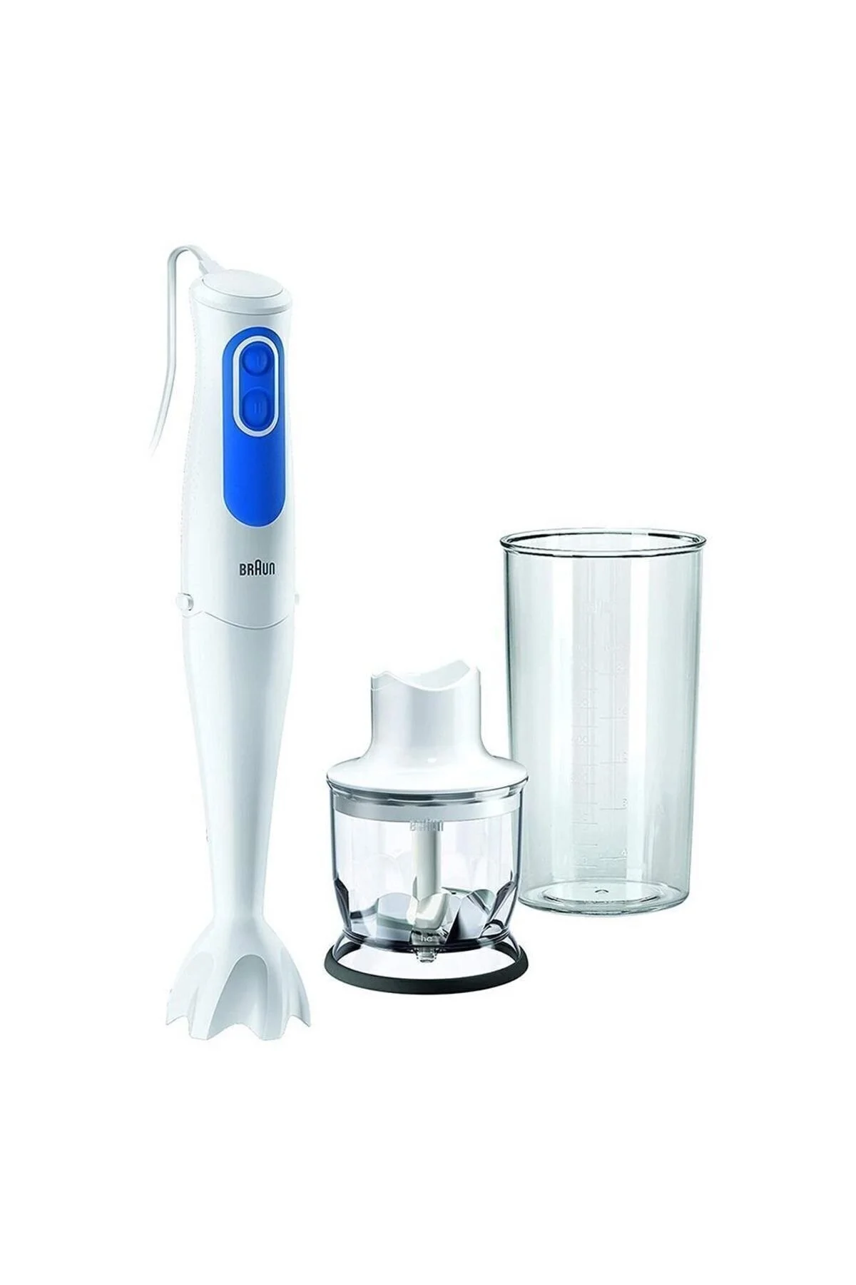 ست مخلوط کن مجموعه MQ3020WH MULTIQUICK 3 SERIES PESTO EL BLENDER 700 وات بیضه براون Braun
