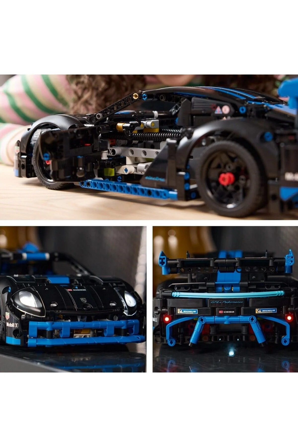 لگو و اسباب بازی های ساخت محور فنی PORSCHE GT4 E PERFORMANCE RACE CAR 42176 از ترکیه LEGO Technic