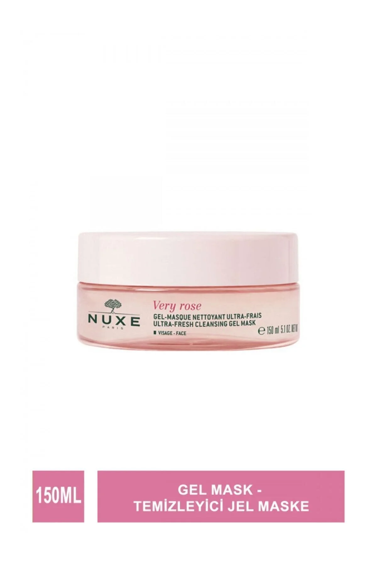 Nuxe ژل تمیزکننده صورت رز بسیار