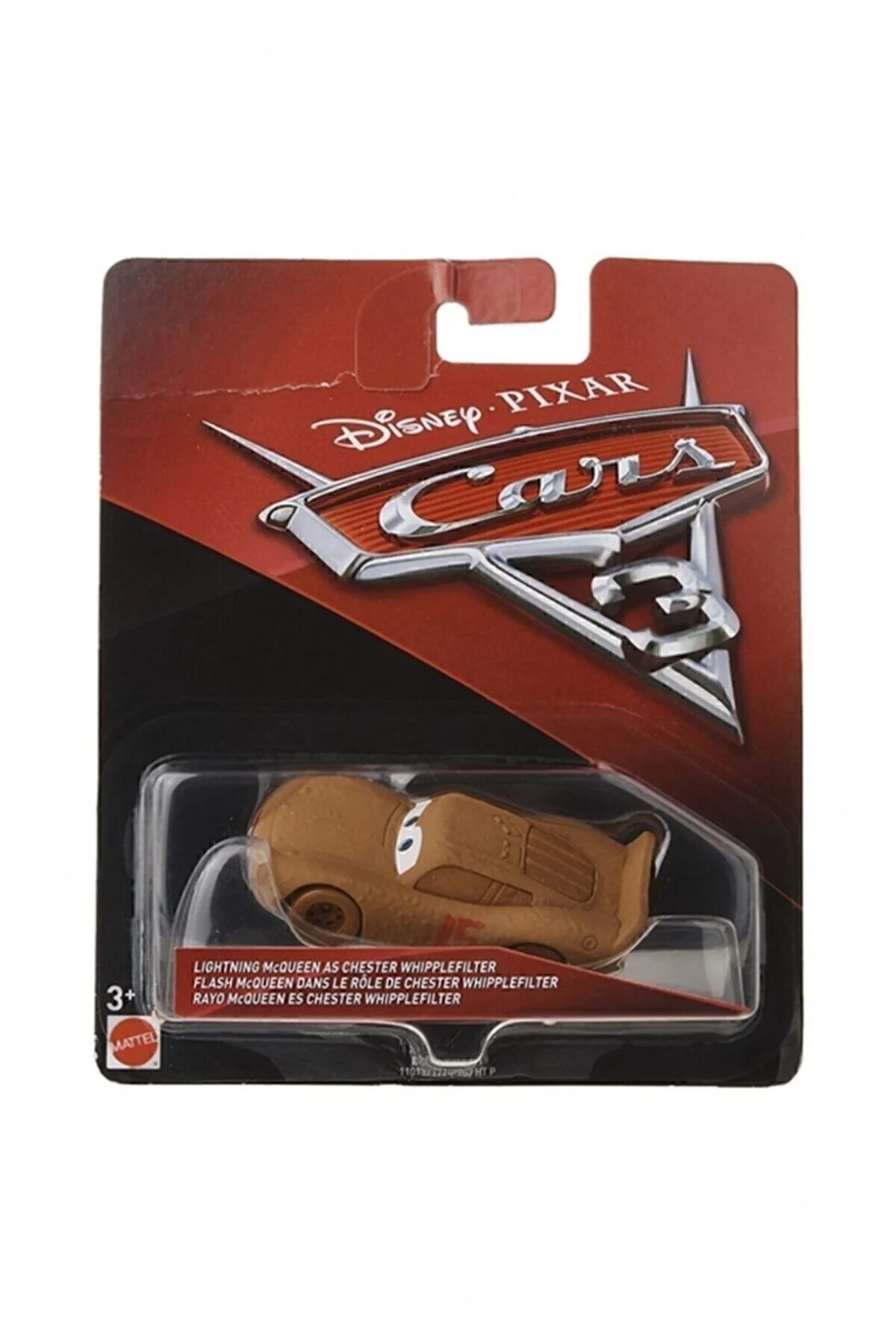 اسباب بازی های فیگور دیگر 3 وسیله نقلیه تک شخصیتی MCQUEEN WHIPPLEFILTER DXV51 Cars