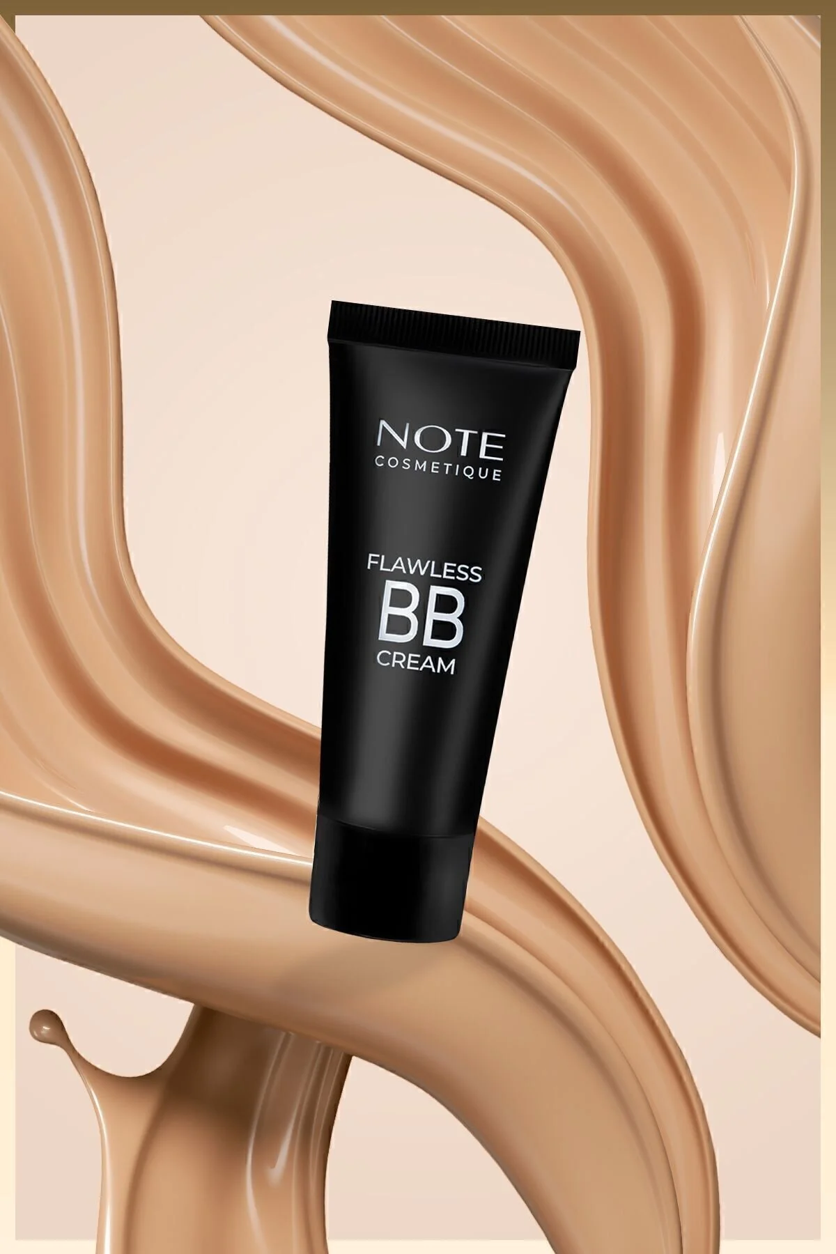 کرم بی بی طبیعی Cosmetics مدل Flawless با رنگ بژ NOTE