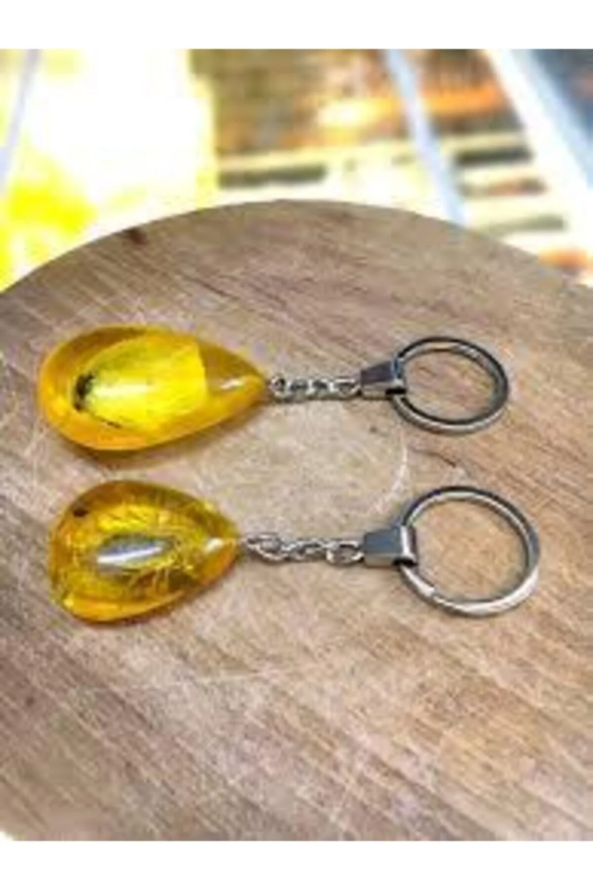 جلیقه کلید جاکلیدی فسیل عقرب اورجینال Amber