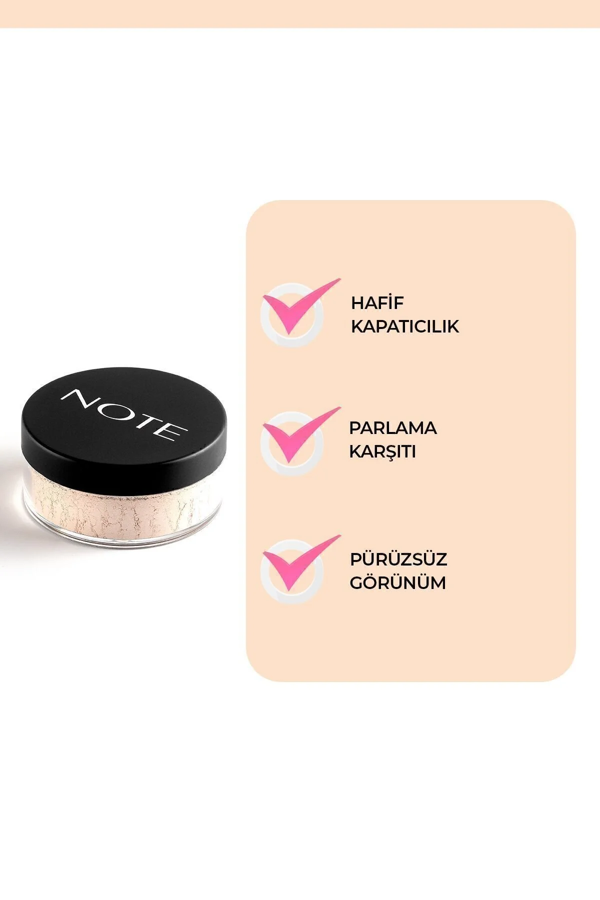 پودر فیکس کننده آرایش نوت کد PWDR LOOSE رنگ بژ مناسب برای همه جنسیت ها نوت کازمتیکس Note Cosmetics
