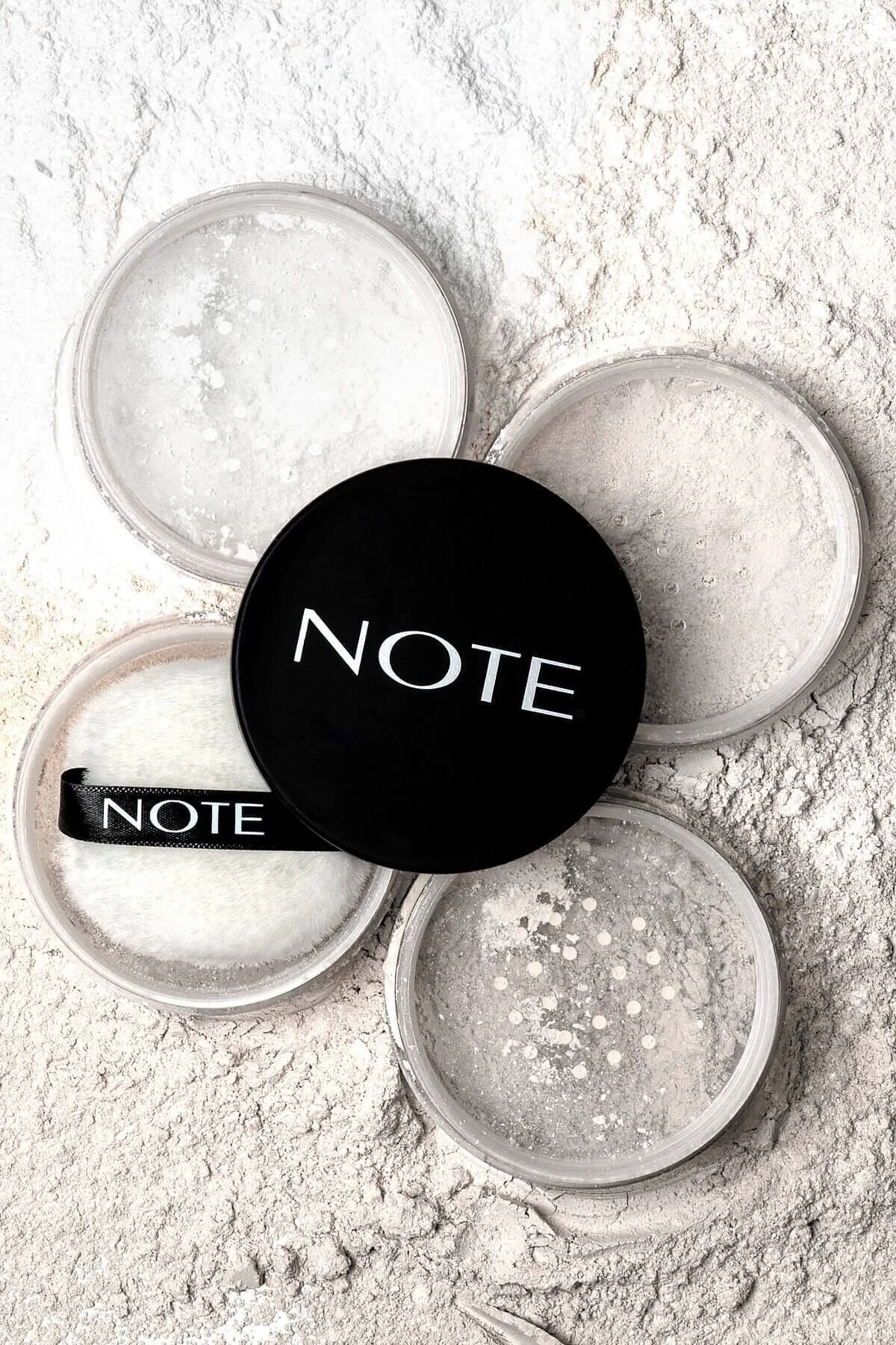 پودر فیکس کننده آرایش نوت کد PWDR LOOSE رنگ بژ مناسب برای همه جنسیت ها نوت کازمتیکس Note Cosmetics