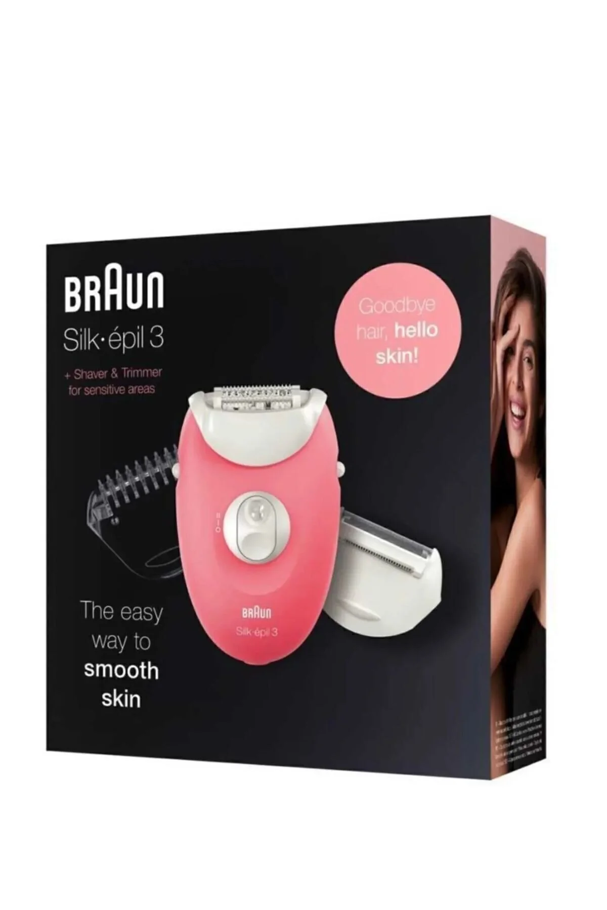 تیغ اصلاح مردانه و زنانه 3440 اپیلاتور کابل براون اورجینال Braun