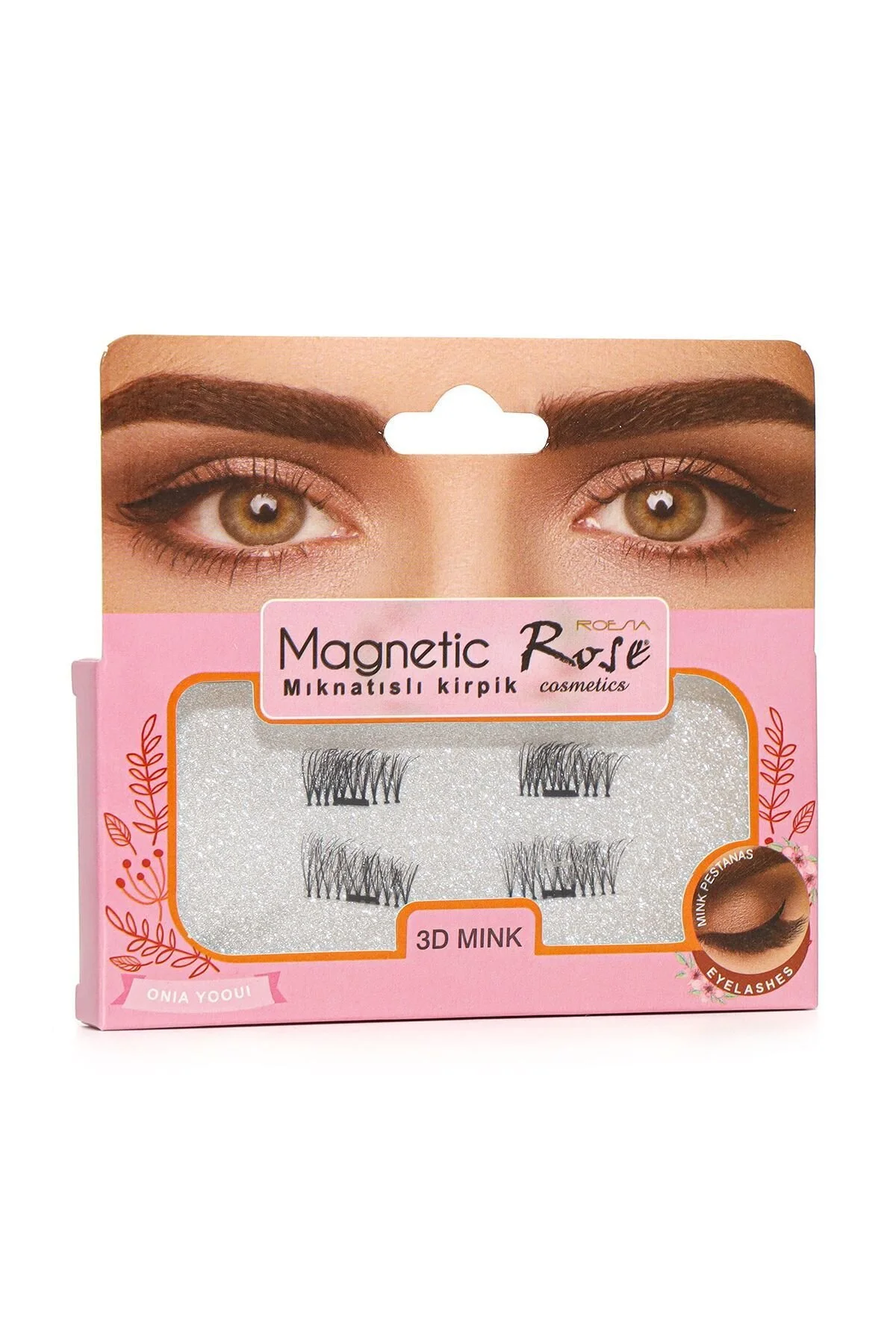 مژه مصنوعی ریزا با خاصیت مغناطیسی و طراحی زیبا Roesıa Rose Cosmetics