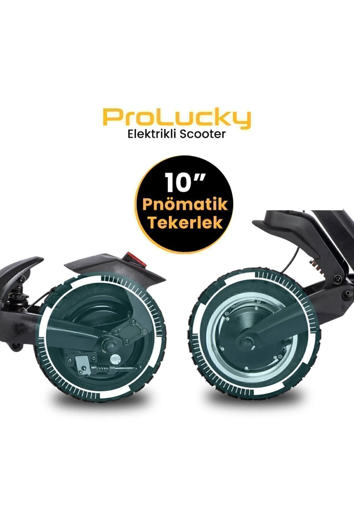 اسکوتر برقی OFF ROAD DOUBLE ENGINE و دو سیستم تعلیق ProLucky