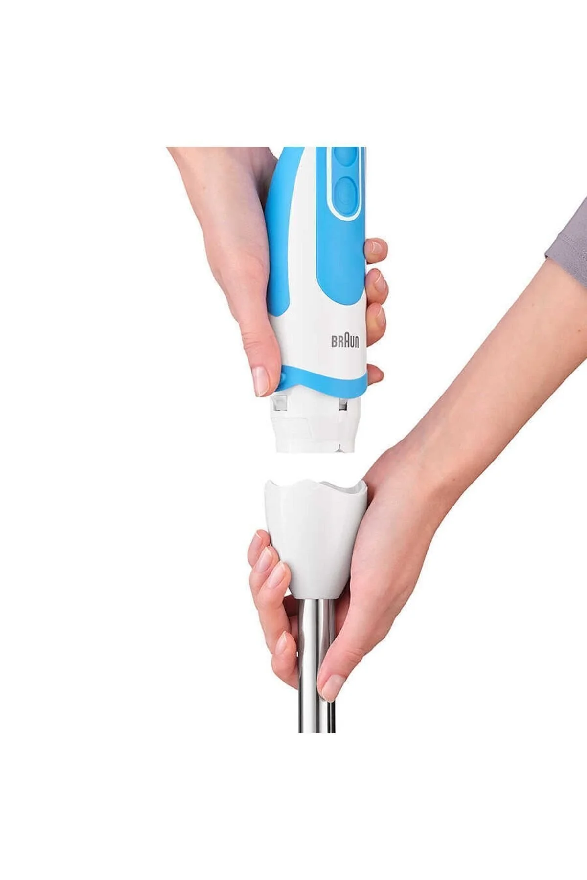 مخلوط کن شخصی دستی و اسموتی MQ5251WH مجموعه 2 عددی 1000 وات اورجینال Braun