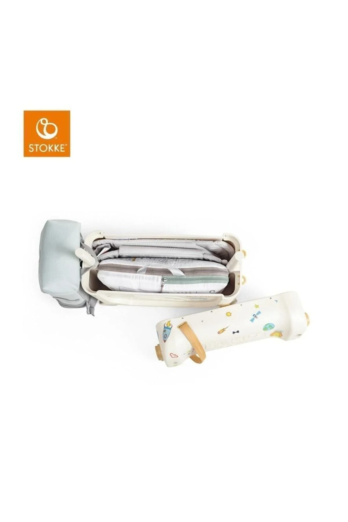 تخت و مبل بادی سفید اورجینال Stokke