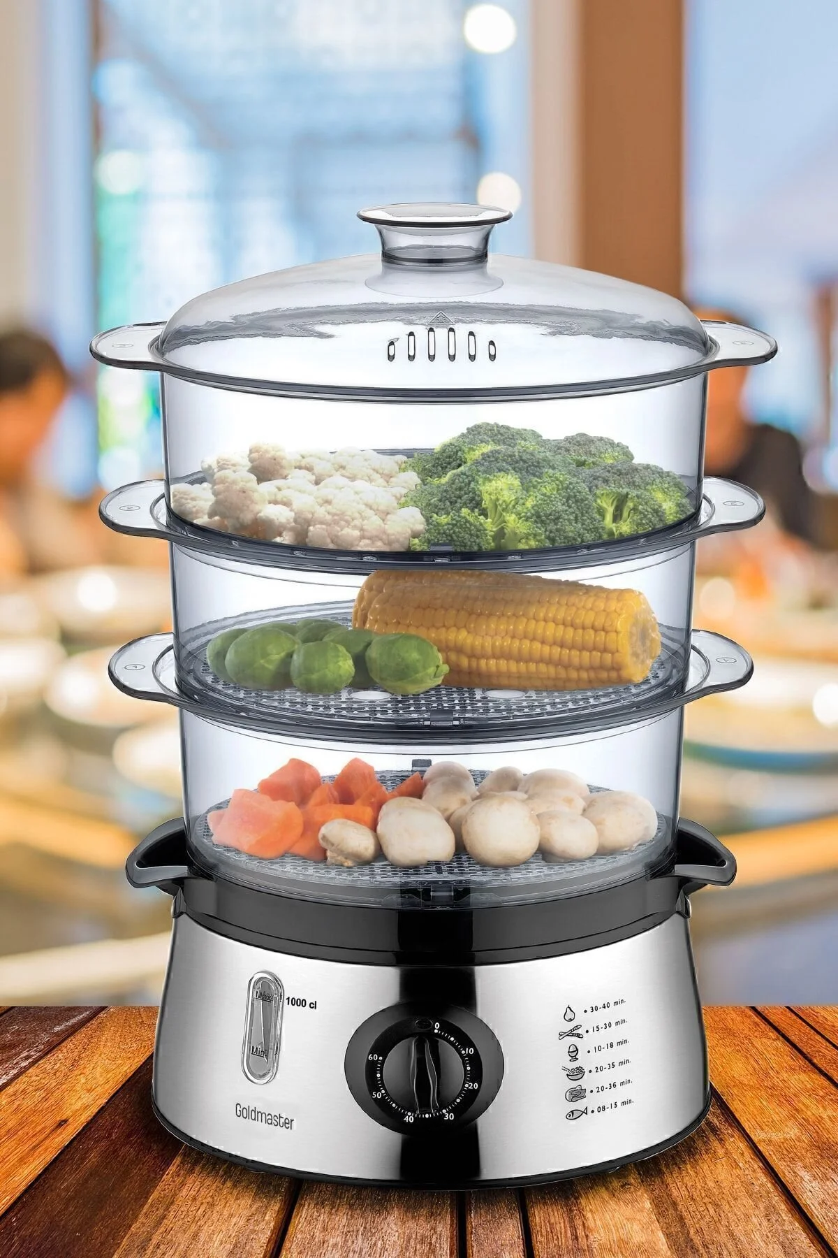 پلوپز چندکاره بخارپز 60 دقیقه ای بایوفیت GM7268 اورجینال GoldMaster