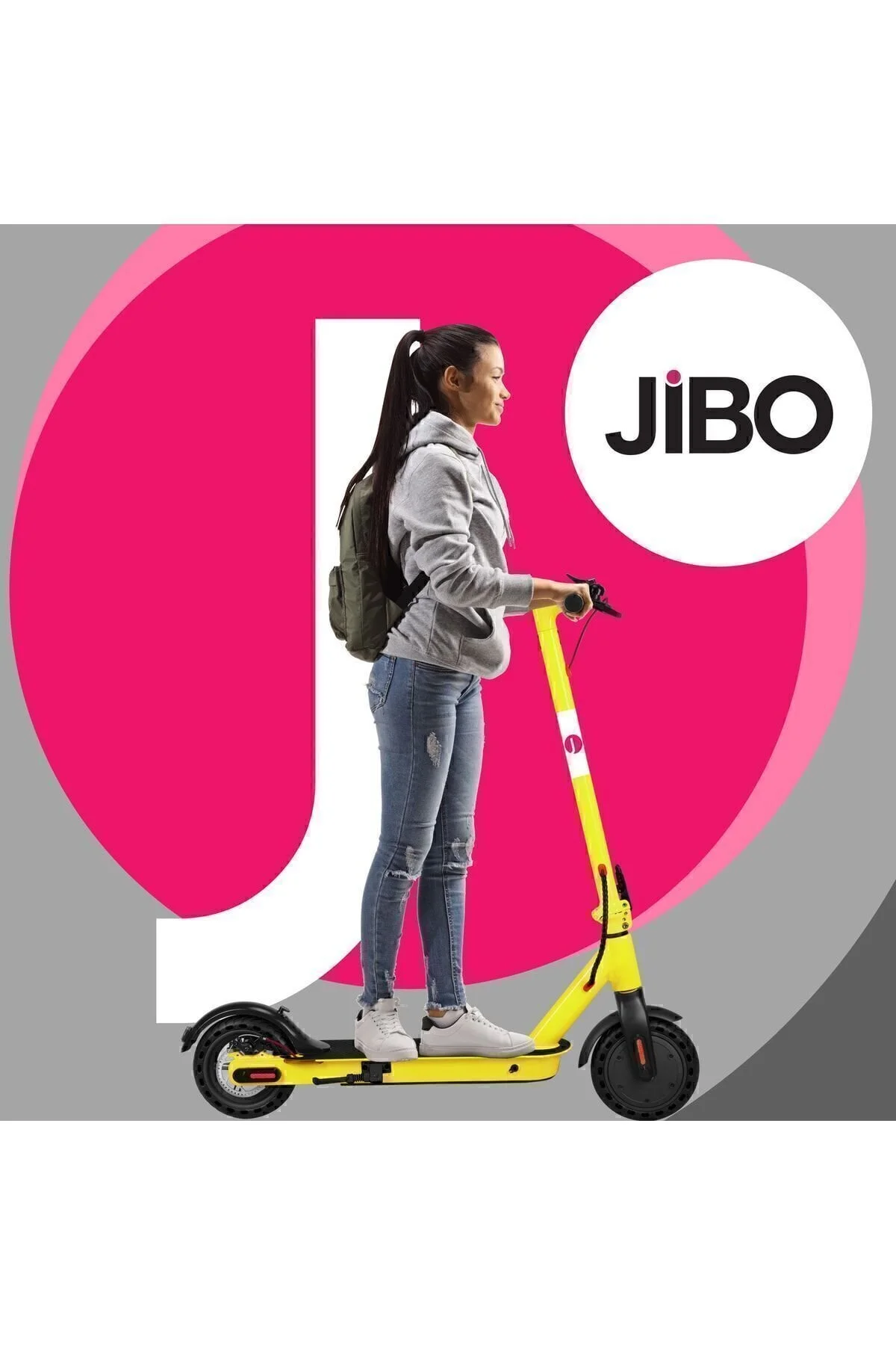 اسکوتر برقی دفتر مرکزی تاشو زرد Jibo