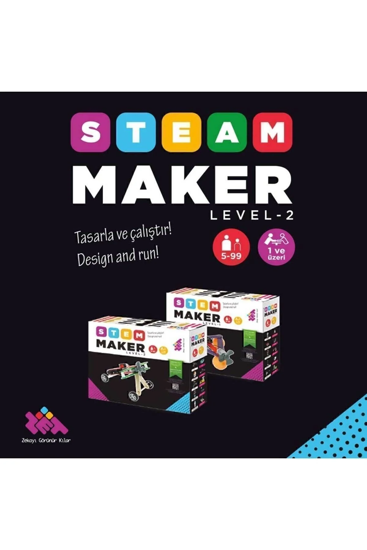 ست علمی اسباب بازی Seam Maker Electronic Set سطح 2 5+ سن 1+ بازیکنان فقط مواد الکترونیکی Zet Zeka