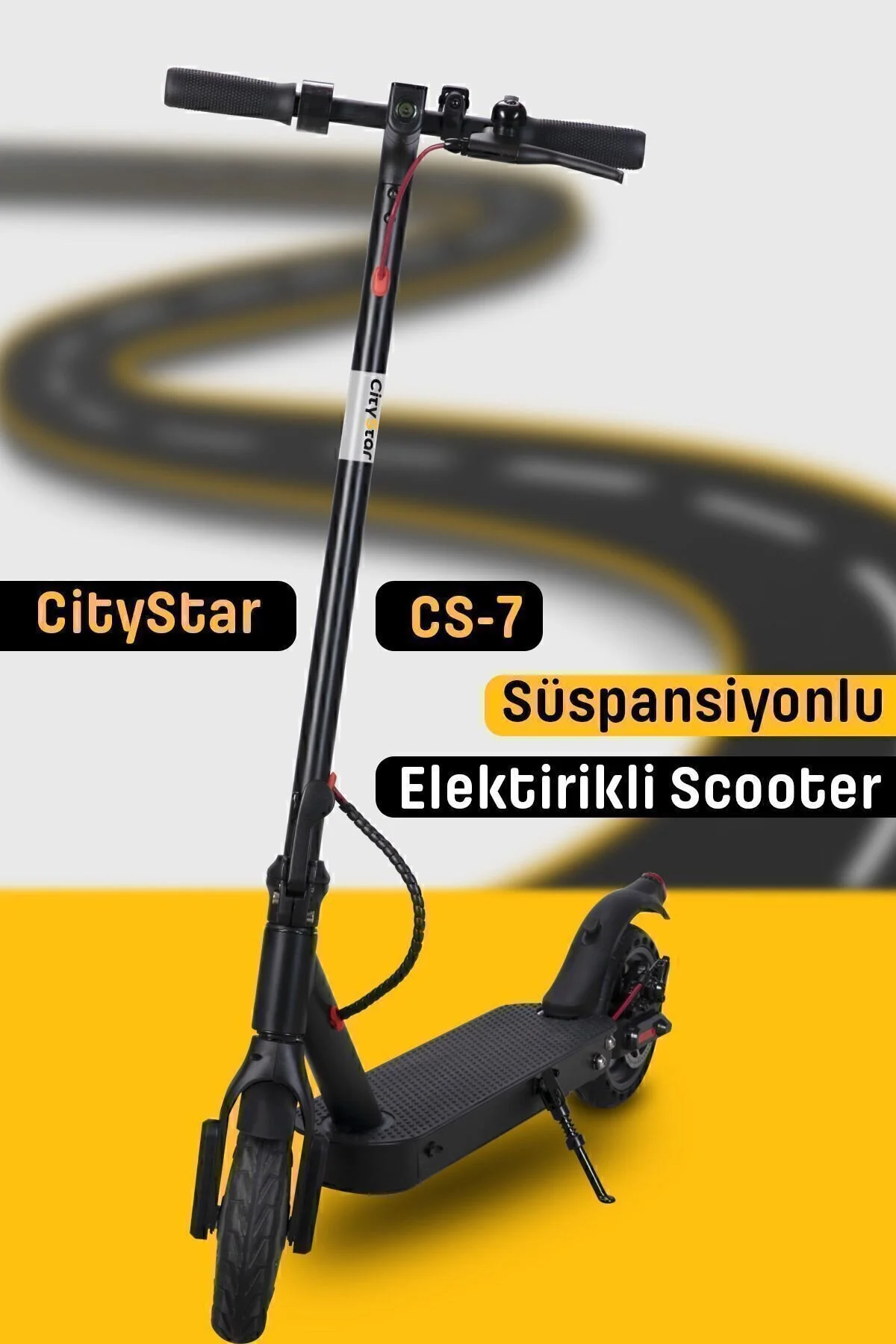 اسکوتر برقی الکتریکی تاشو قابل تعلیق موتور قوی CityStar