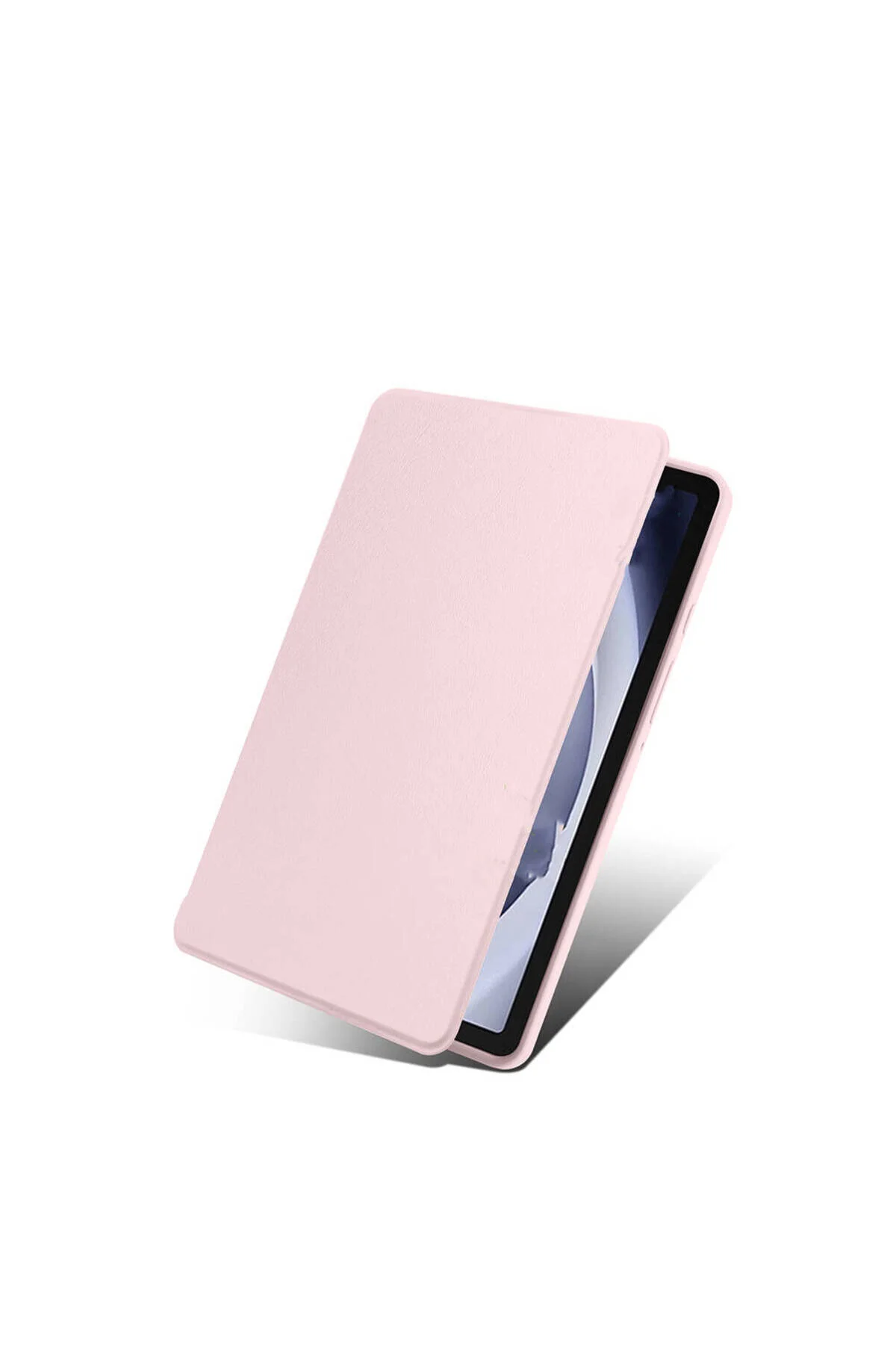 کاور تبلت قاب GALAXY TAB A9 سازگار با قلم ZORE حرارتی پایه قابل چرخش خاکستری Techaks
