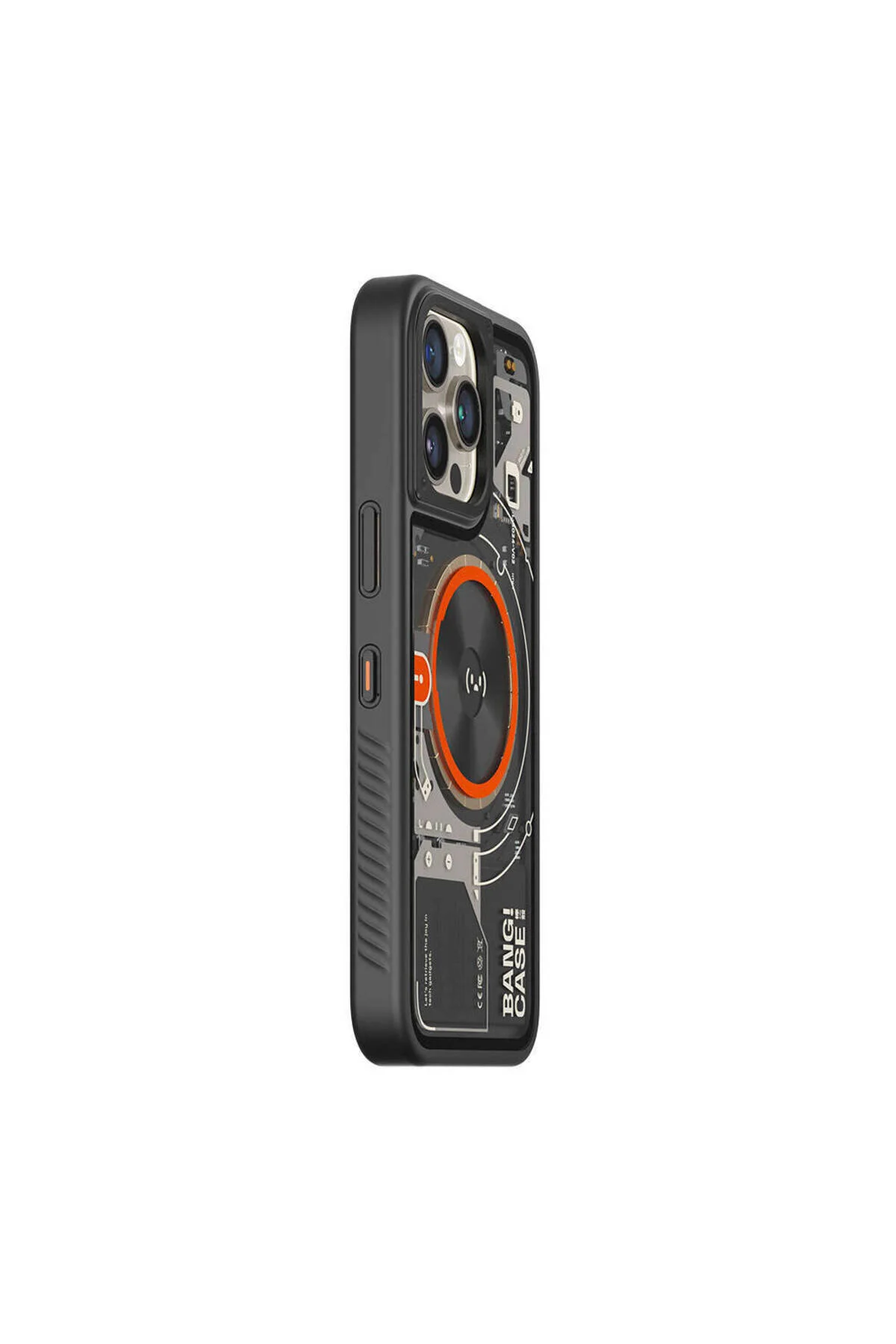 کاور و قاب 3 کاره بلوتوث قابل تنظیم آیفون 14 پرو اپل BITMO LAB BANGCASE A Netzy