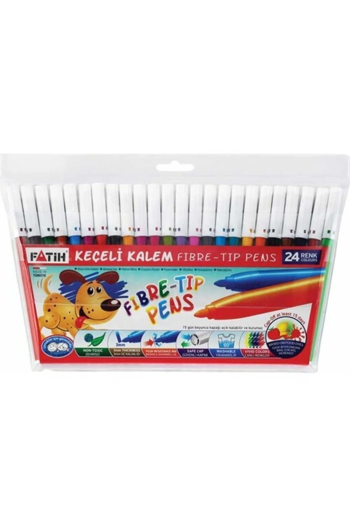 ماژیک نوک نمدی قلم FELE PEN 24 رنگ Fatih