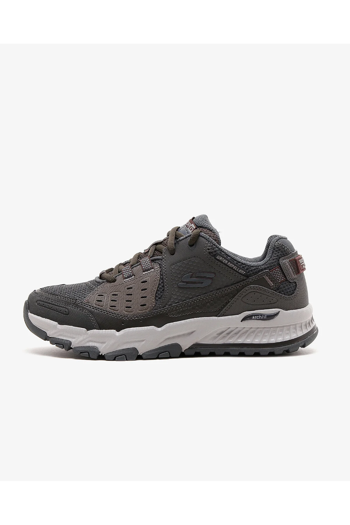 کفش پیاده روی خاکستری مردانه ARCH FIT PLAN های در فضای باز CCOL Skechers