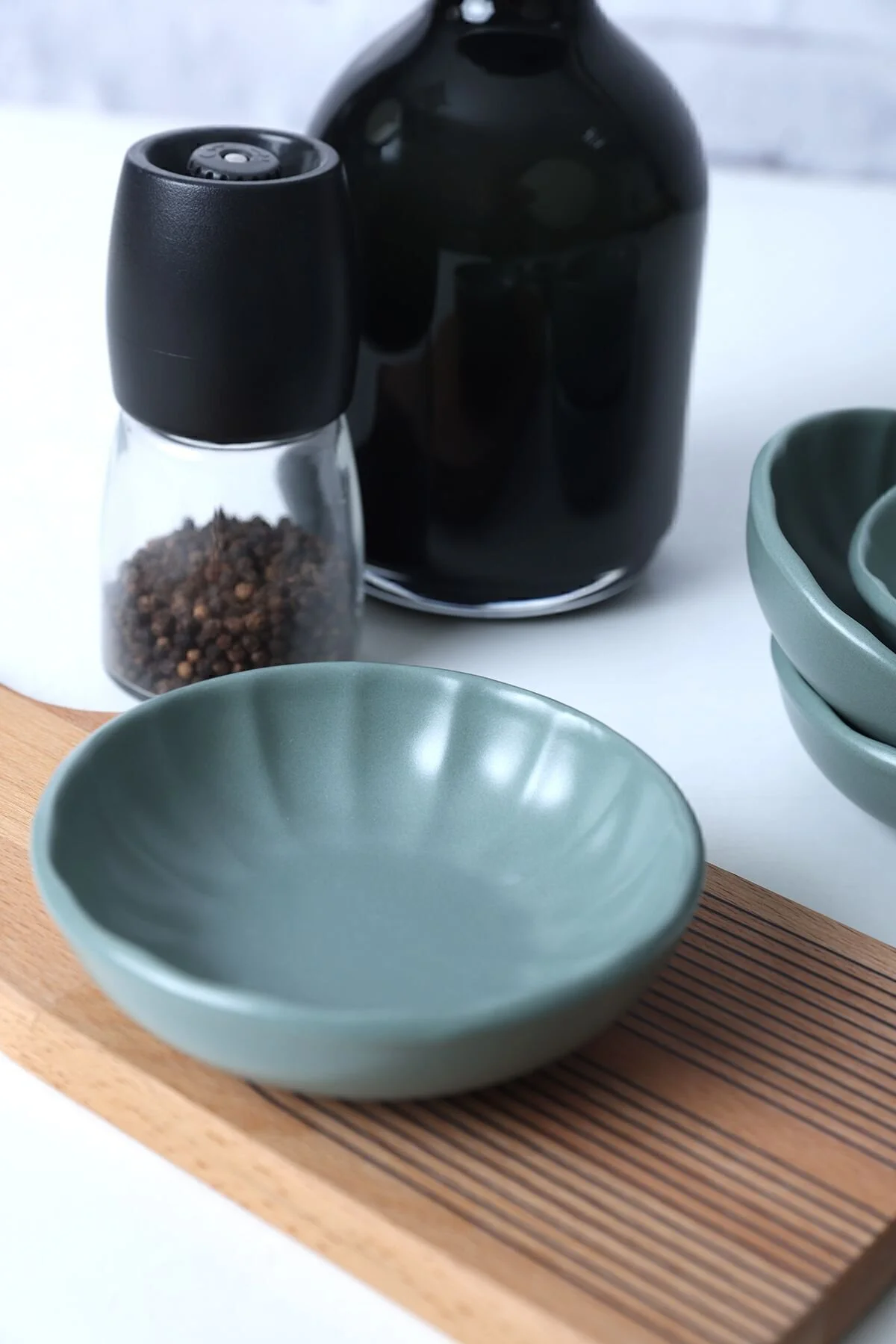 کاسه کوکی GREEN MATTE SAUC 12 CM 6PCS 322 Keramika