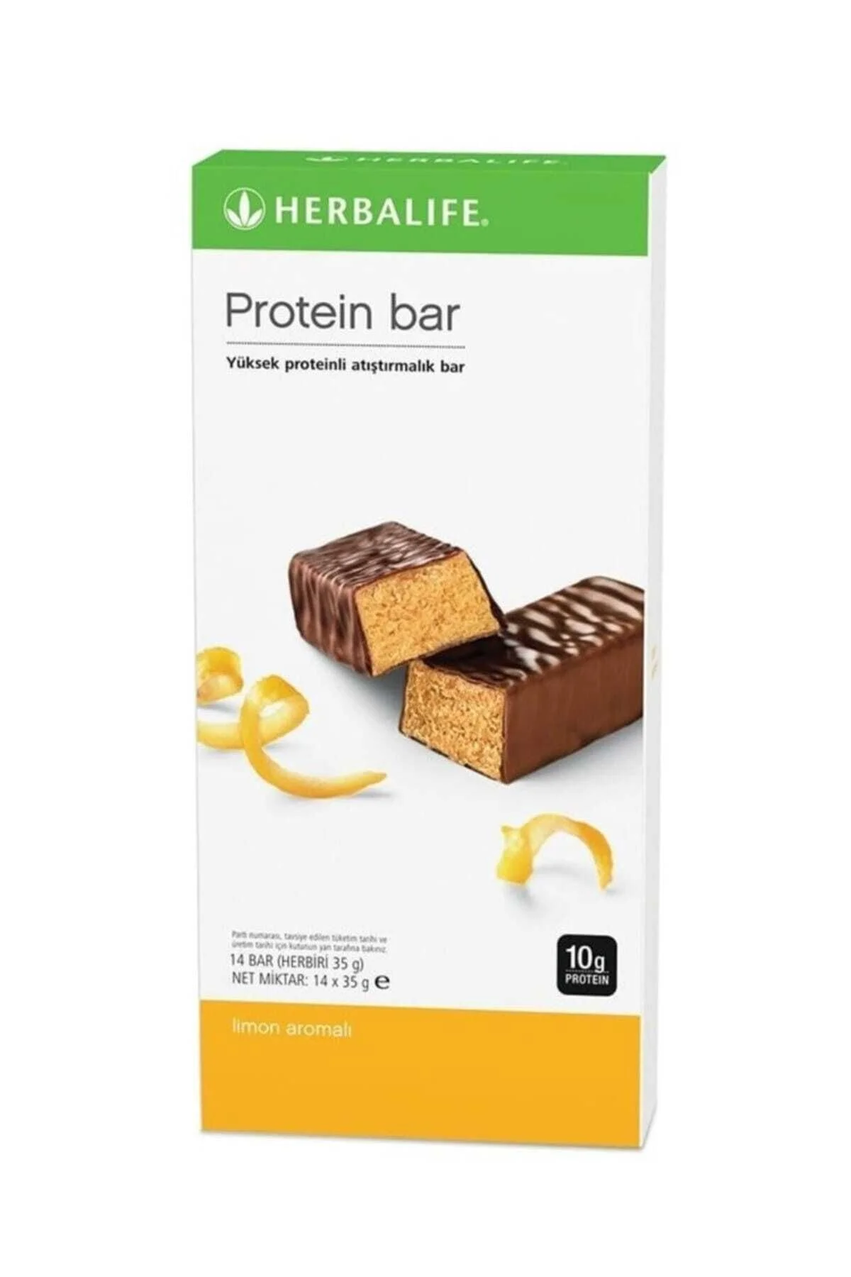 پروتئین بار بسته بندی 14 تایی نوار پروتئینی با طعم لیمو اورجینال Herbalife