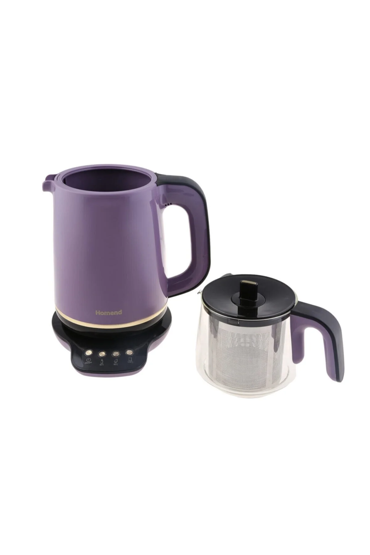 چای ساز بنفش Royaltea 1763H صحبت کردن دستگاه طلای  HOMEND