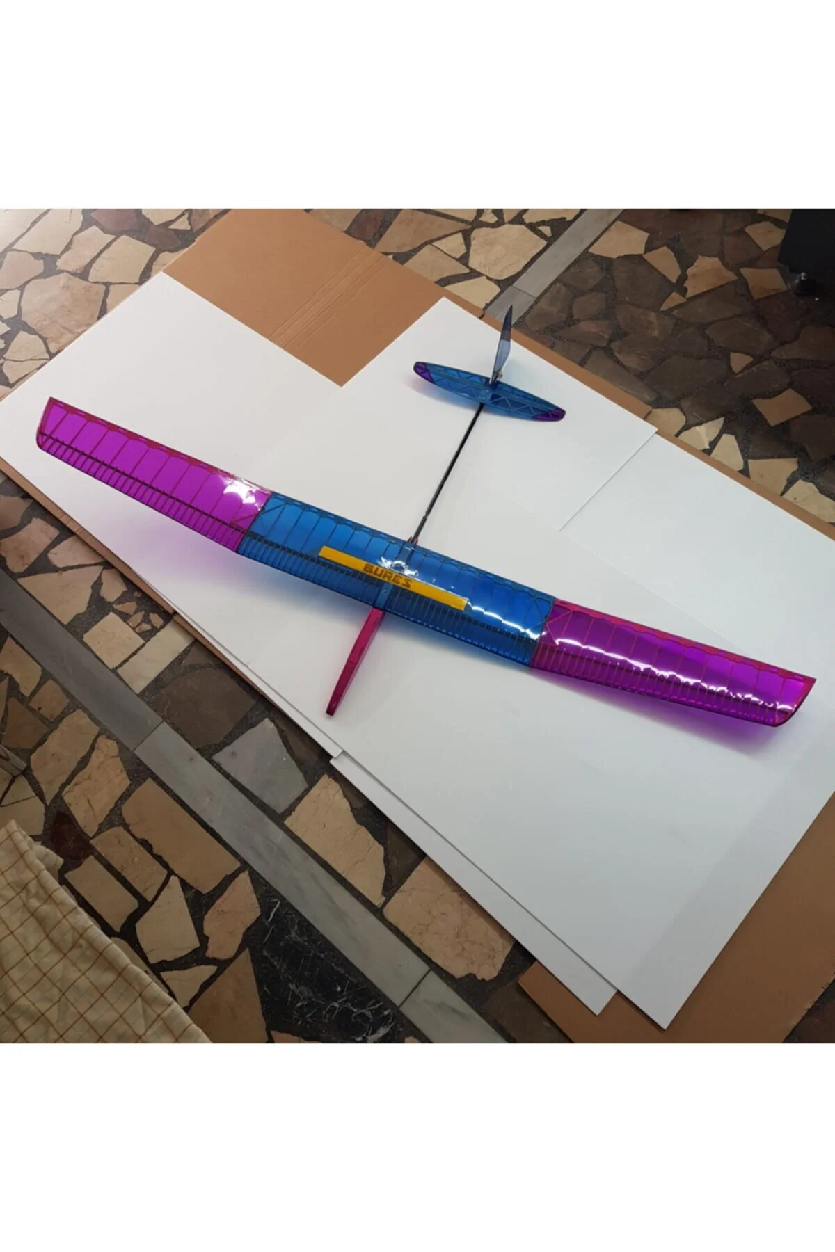 هواپیمای RC BURES V2 F3RES GLIDER از ترکیه Hobi Modelci