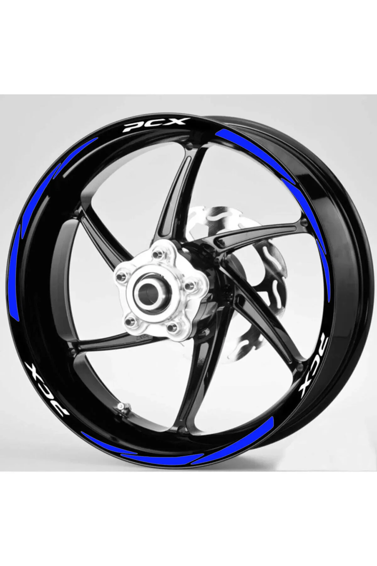 نوار رینگ موتورسیکلت حاشیه موتور سیکلت خصوصی جدید HONDA PCX BLUE RIGHT LEAD PRE PARAKRA Outletore