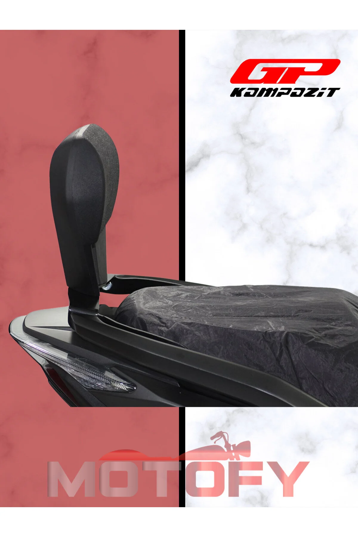 محصولات ضروری موتورسیکلت GP COMPOSITE HONDA FORZA 250 2018 2020 SISSY BAR سازگار MOTOFY