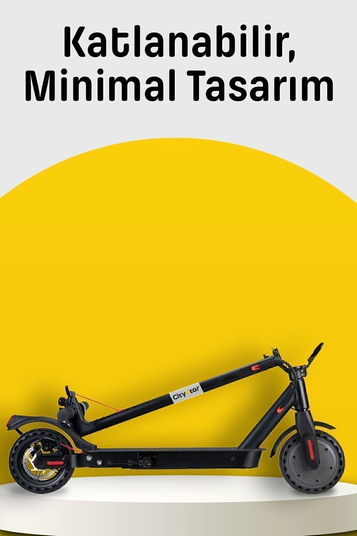 اسکوتر برقی الکتریکی تاشو قابل تعلیق موتور قوی CityStar
