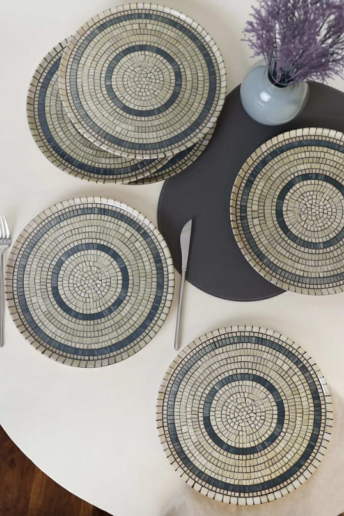بشقاب صفحه خدمات MOSAIC MARVELS 28 سانتی متر 6 قطعه 21620 Keramika