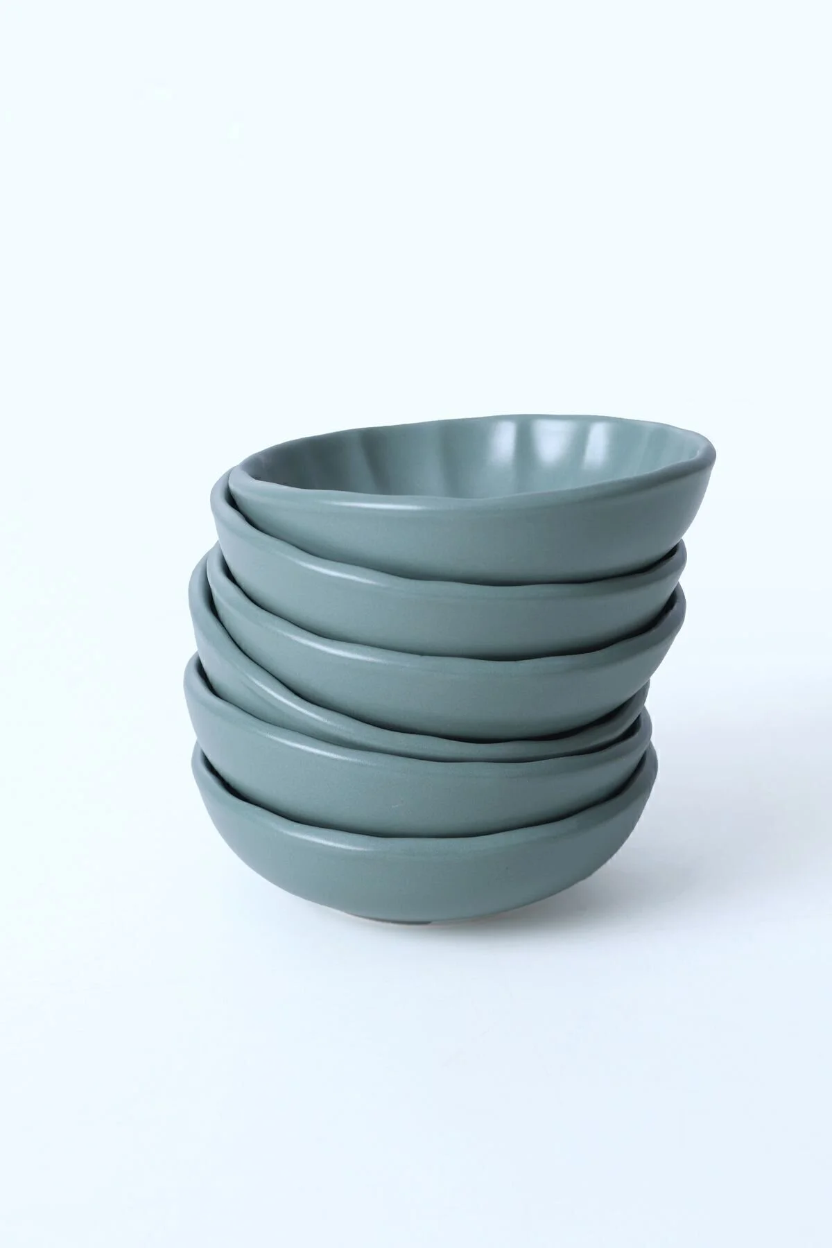 کاسه کوکی GREEN MATTE SAUC 12 CM 6PCS 322 Keramika