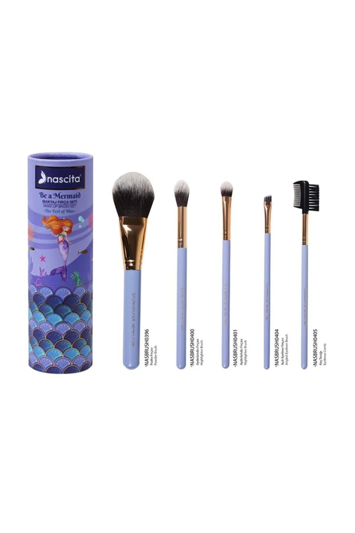 براش آرایشی Be Mermaid سری 89 با طراحی زیبا و کیفیت عالی nascita