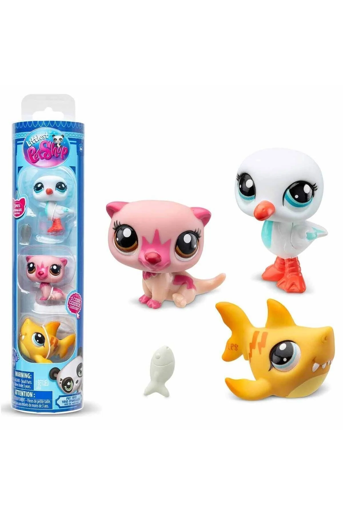 اسباب بازی های فیگور حیوانی LITTLEST PET SHOP MINIS MINERS 3 FIGURE SET S1 ICA SAMURU MARTIAL 5 سانتی متر مینی TOYFEST