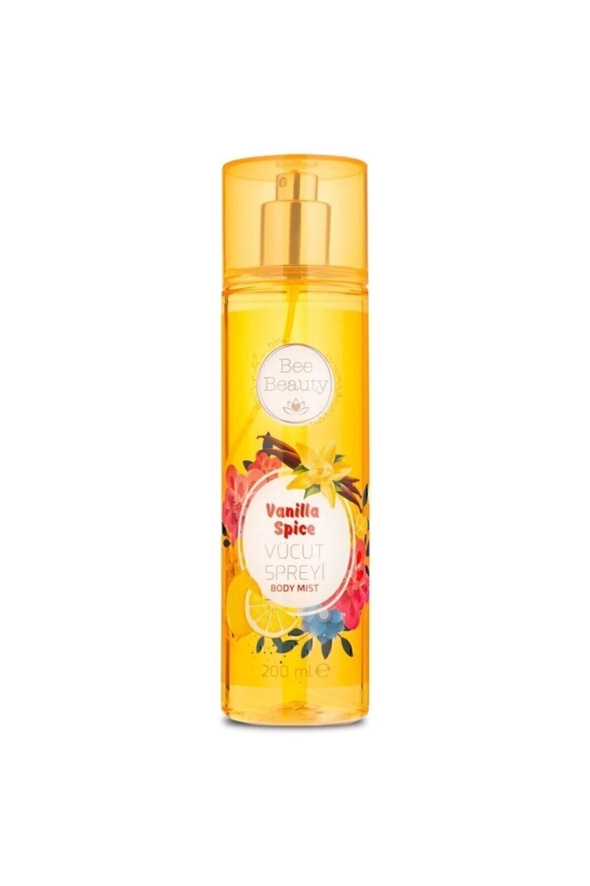 اسپری بدن وانیل ادویه‌ای 200 میلی‌لیتر مناسب برای مراقبت شخصی بی بیوتی Bee Beauty