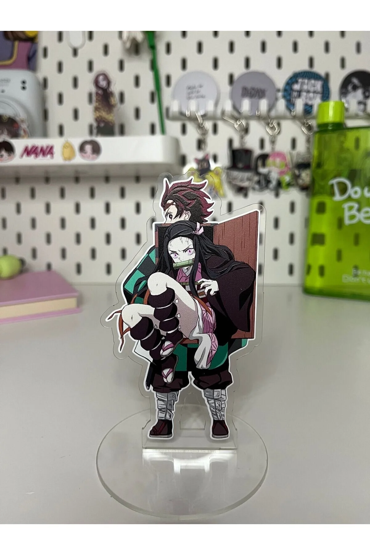 فیگور پایه اکریلیک انیمه DEMON SLAYER TANJIRO AND NEZUKO از ترکیه Hara Company