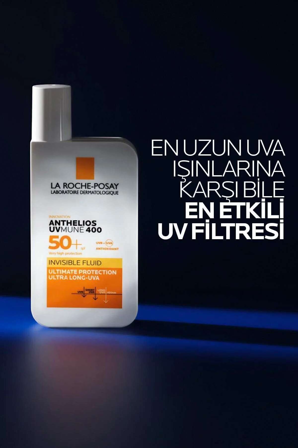 کرم ضد آفتاب صورت مناسب برای همه انواع پوست مجموعه مراقبت از صورت: ANTEHLIOS UVMUNE FLUID SUN CREAM SPF50+ 50ML X2 La Roche Posay